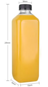 32 oz 1000ml 1l pet juice bottle drinking packging bottle supplier