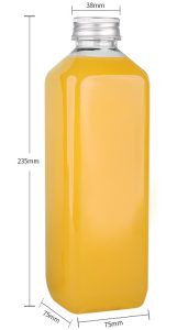 32 oz 1000ml 1l pet juice bottle drinking packging bottle supplier