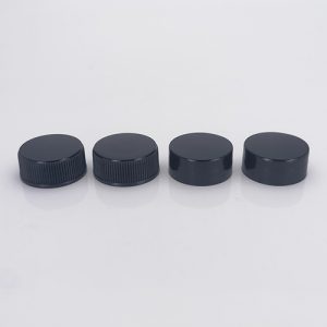 24 400 pp plastic ribbed skirt screw on caps